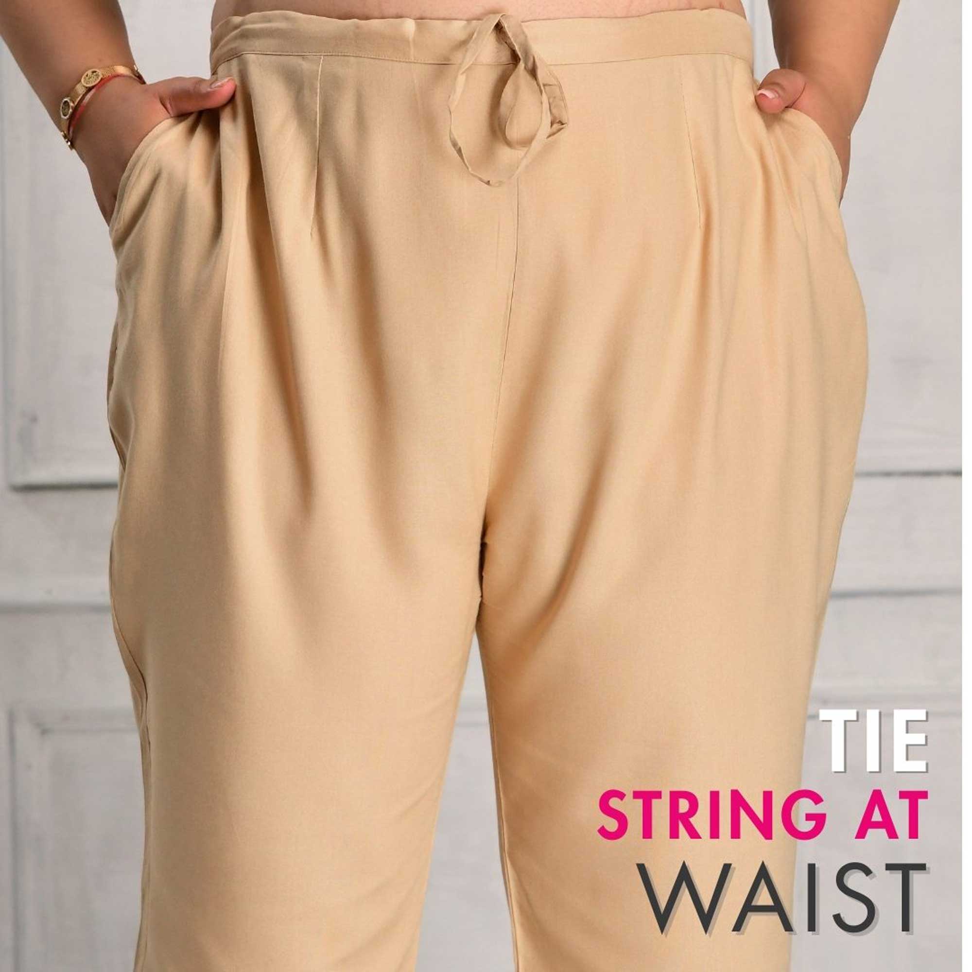 Plus Size Narrow Fit Rayon Pants - Image 18